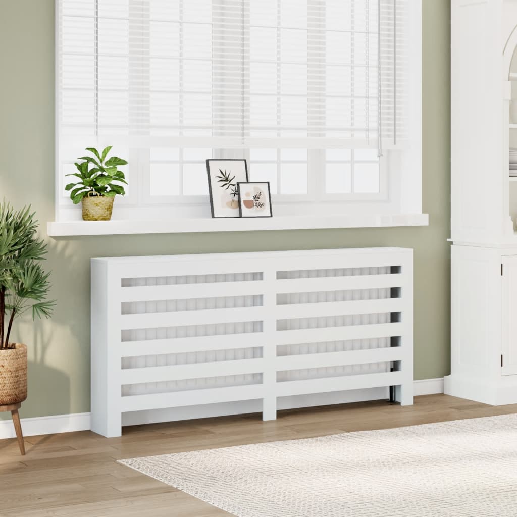 Copertura Termosifone Bianca Legno Multistrato Bianco