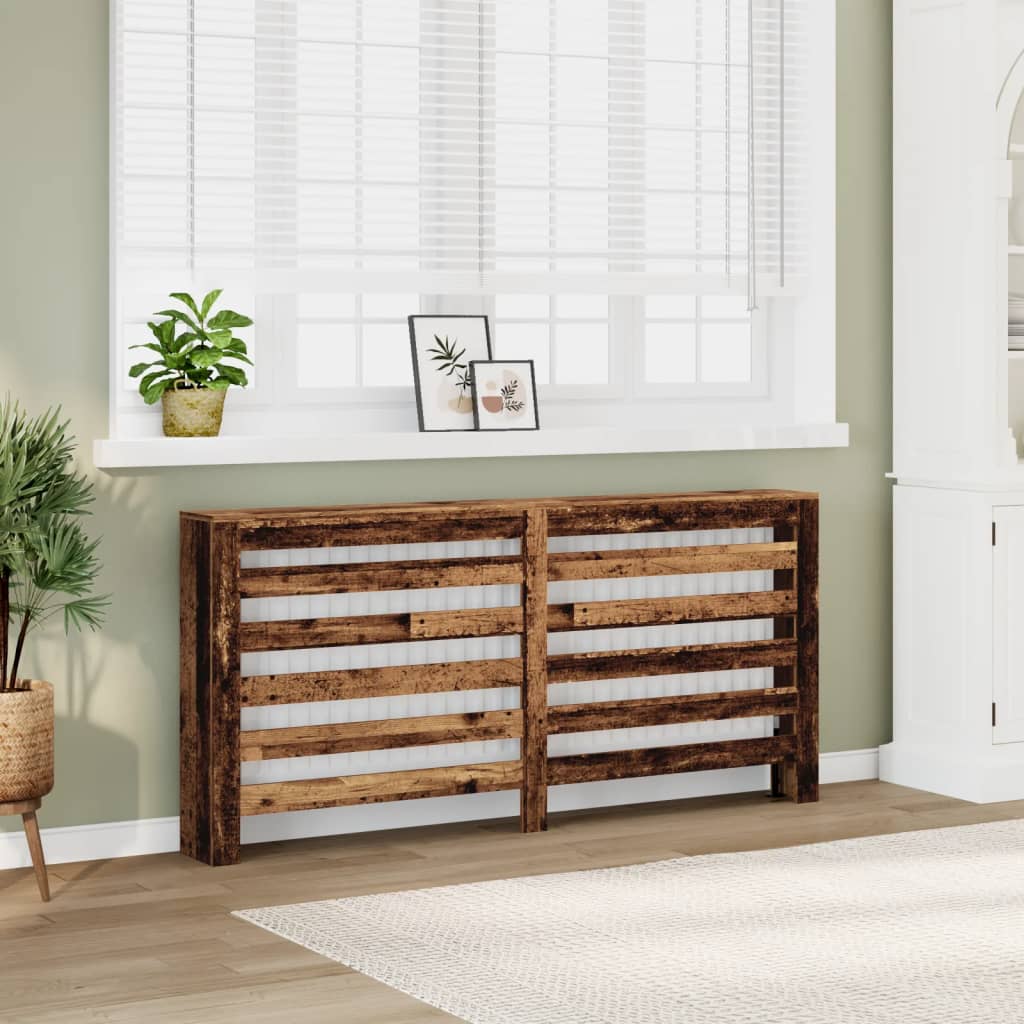 Copertura Termosifone 78X20X82Cm Legno Multistrato Legno Antico