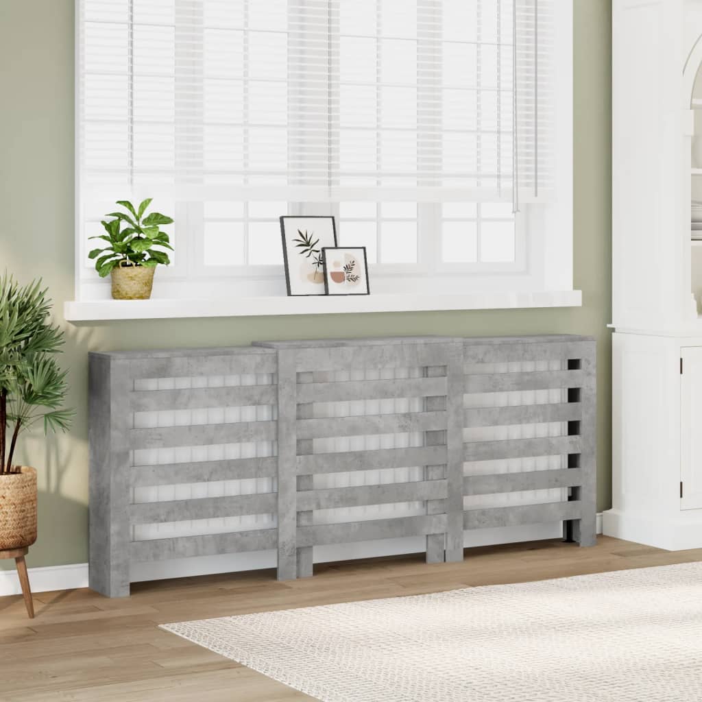 Copertura Termosifone 104X20X82Cm In Multistrato Grigio Cemento
