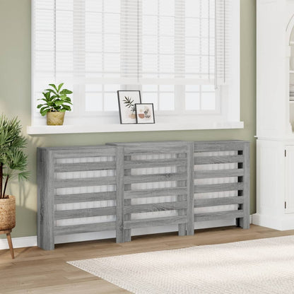 Copertura Termosifone 205X21,5X83,5Cm Multistrato Grigio Sonoma