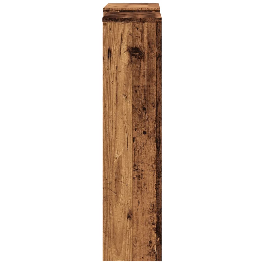 Copertura Termosifone Legno Antico 205X21,5X83,5 Cm Multistrato Rovere Fumo