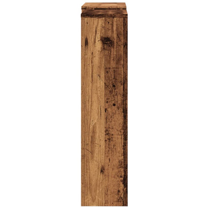 Copertura Termosifone Legno Antico 205X21,5X83,5 Cm Multistrato Rovere Fumo