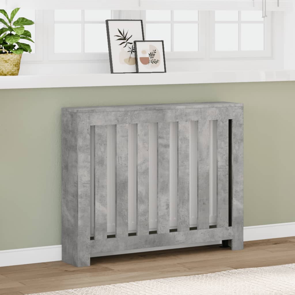 Copertura Termosifone 104X20X82Cm In Multistrato Grigio Cemento