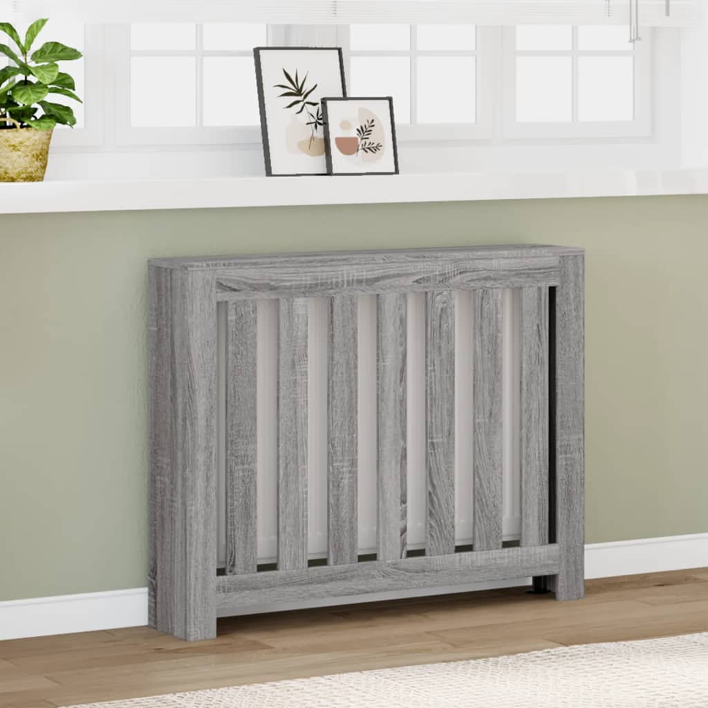 Copertura Termosifone 205X21,5X83,5Cm Multistrato Grigio Sonoma
