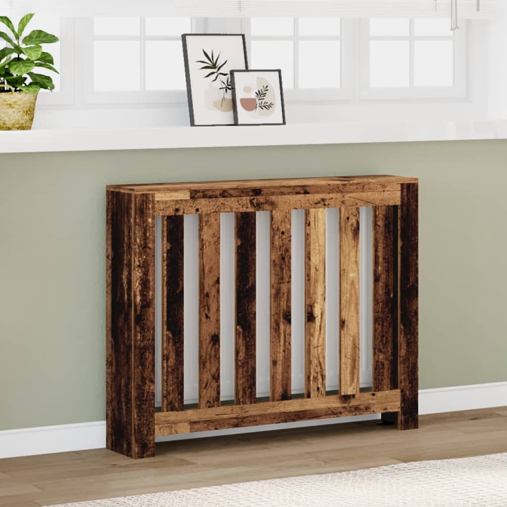 Copertura Termosifone 78X20X82Cm Legno Multistrato Legno Antico