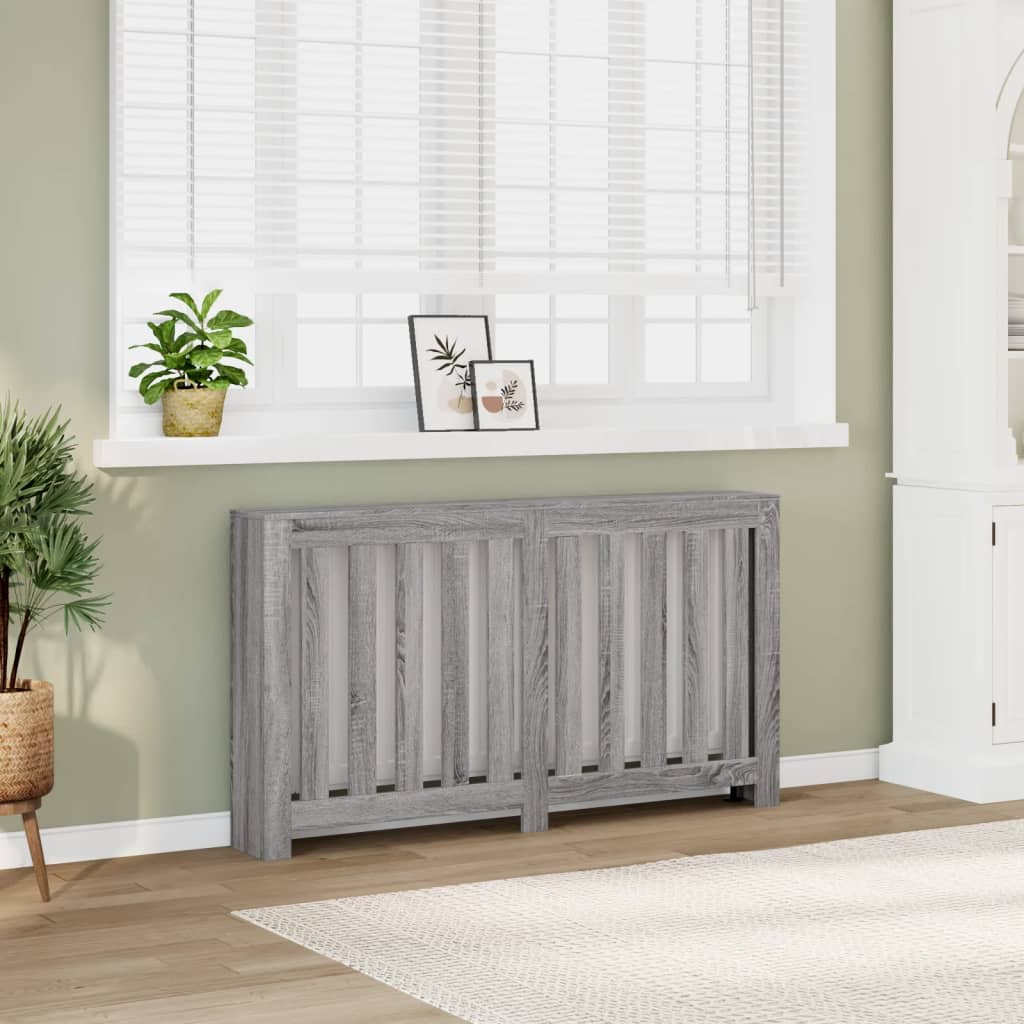 Copertura Termosifone 205X21,5X83,5Cm Multistrato Grigio Sonoma
