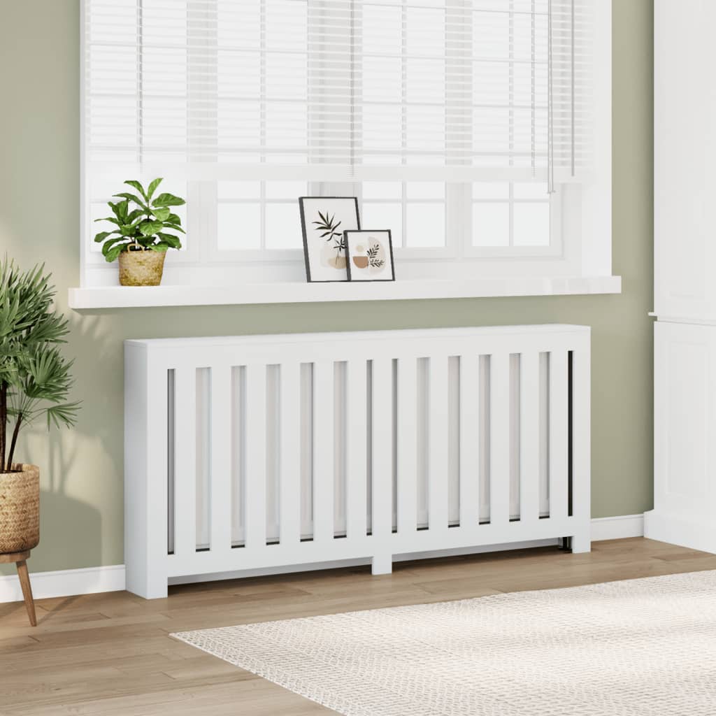 Copertura Termosifone Bianca Legno Multistrato Bianco