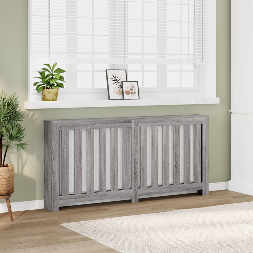 Copertura Termosifone 205X21,5X83,5Cm Multistrato Grigio Sonoma