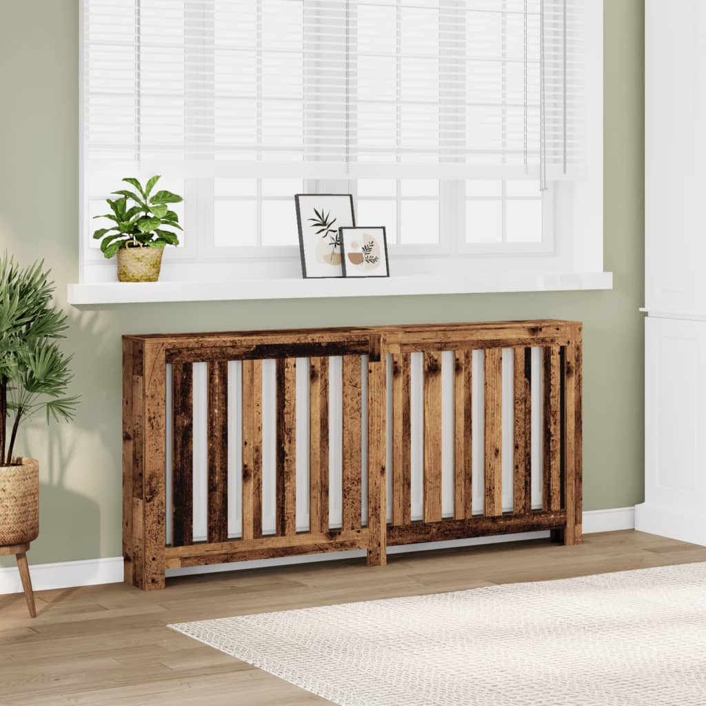 Copertura Termosifone 78X20X82Cm Legno Multistrato Legno Antico