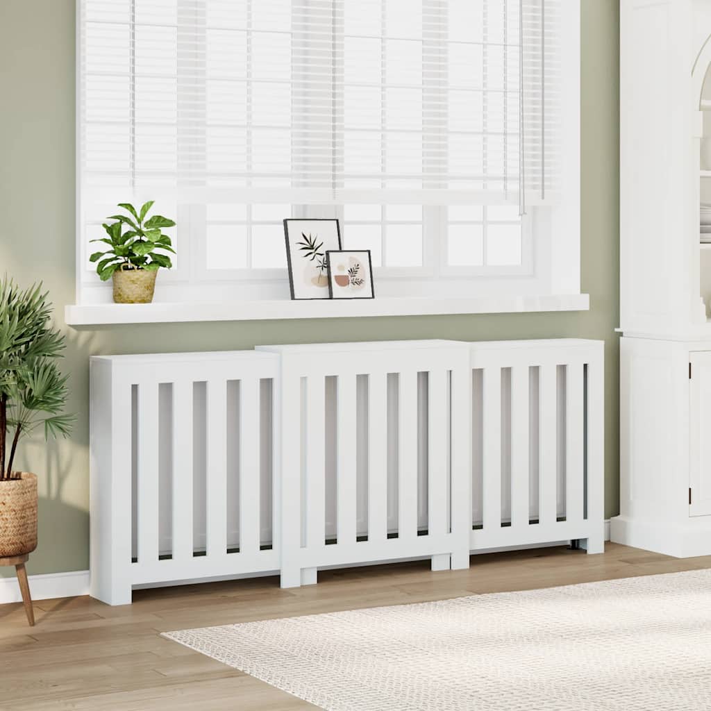 Copertura Termosifone Bianca Legno Multistrato Bianco