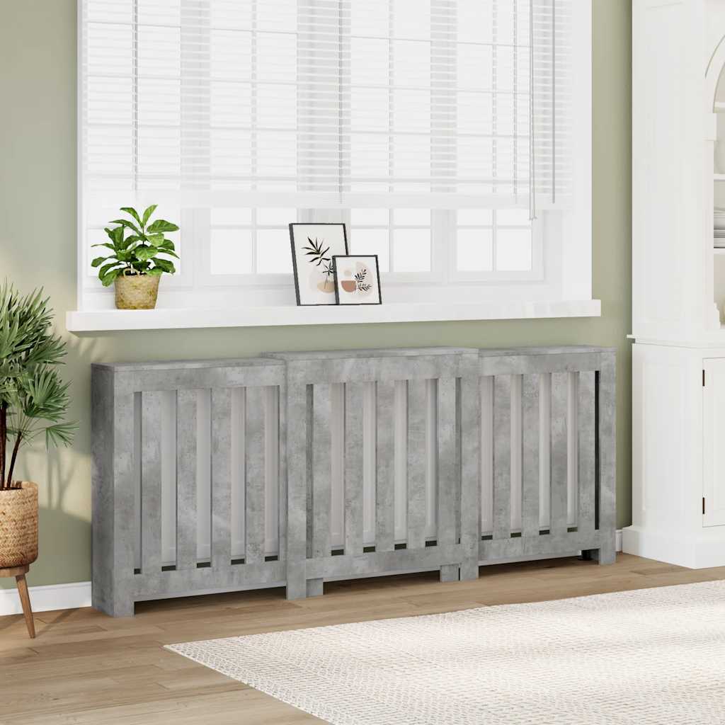 Copertura Termosifone 104X20X82Cm In Multistrato Grigio Cemento
