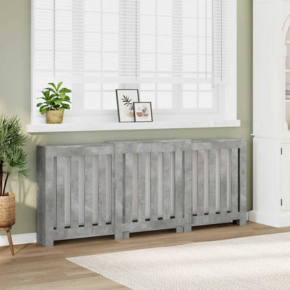 Copertura Termosifone 104X20X82Cm In Multistrato Grigio Cemento