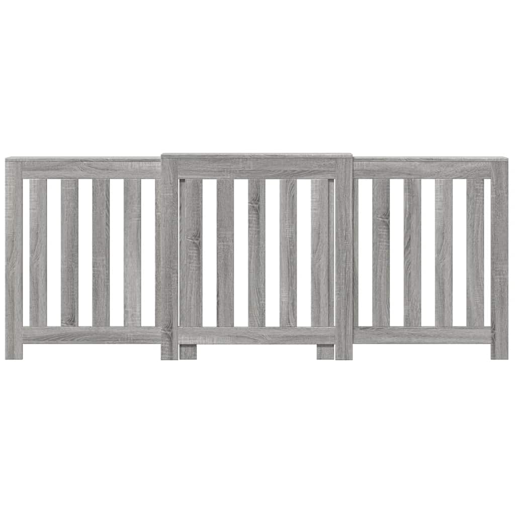 Copertura Termosifone 205X21,5X83,5Cm Multistrato Grigio Sonoma