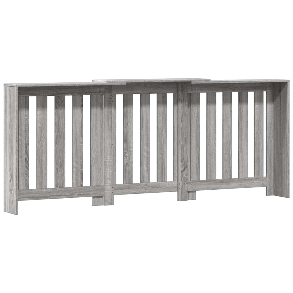 Copertura Termosifone 205X21,5X83,5Cm Multistrato Grigio Sonoma