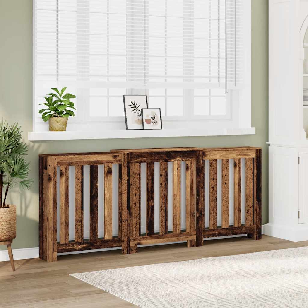 Copertura Termosifone 78X20X82Cm Legno Multistrato Legno Antico