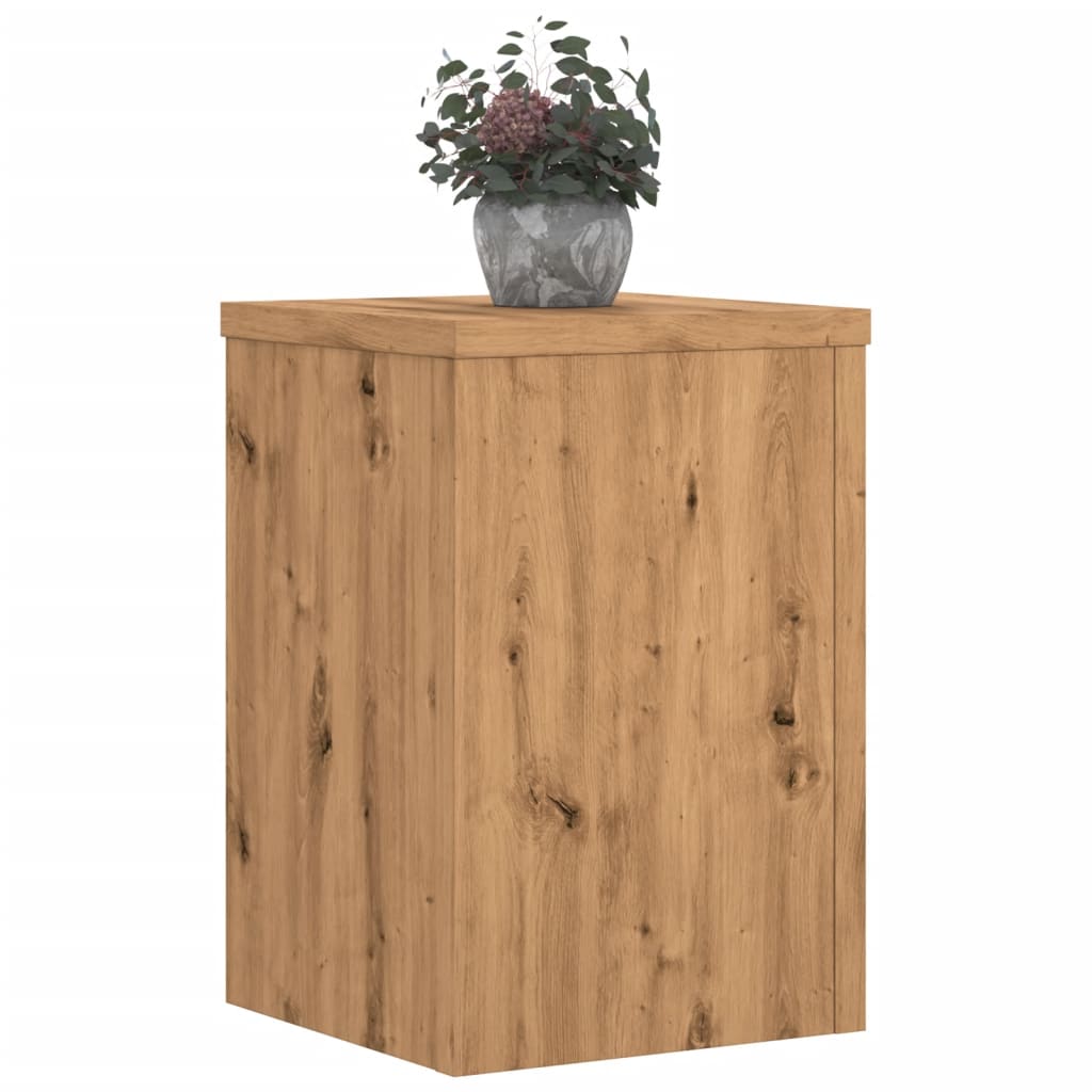 Supporti Per Piante 2 Pz Rovere 20X20X30 Cm In Multistrato