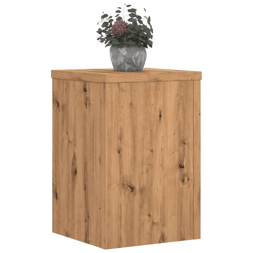 Supporti Per Piante 2 Pz Rovere 25X25X35 Cm In Multistrato