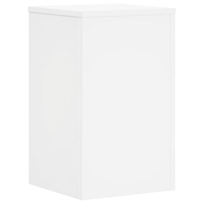 Supporti Per Piante 2 Pz Bianchi 30X30X50Cm Legno Multistrato