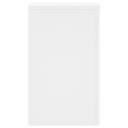 Supporti Per Piante 2 Pz Bianchi 30X30X50Cm Legno Multistrato