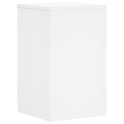 Supporti Per Piante 2 Pz Bianchi 30X30X50Cm Legno Multistrato