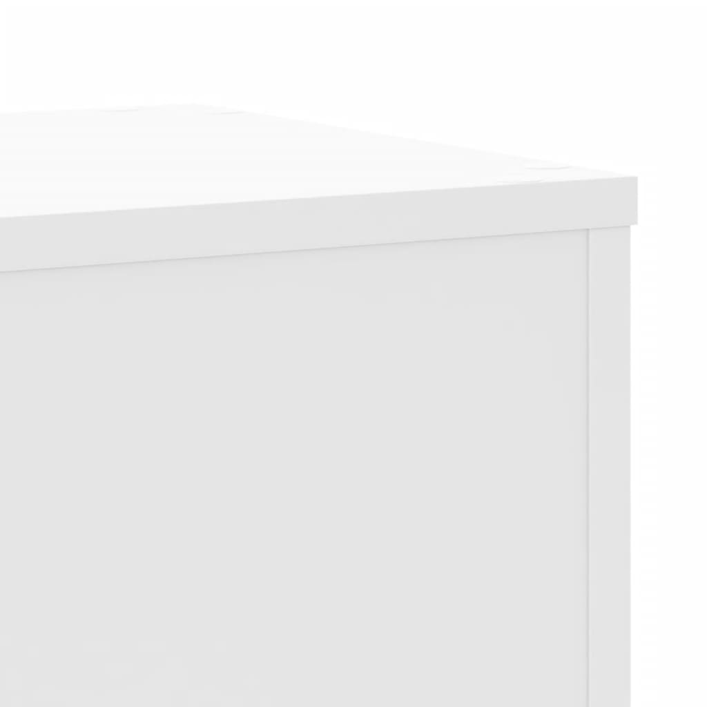 Supporti Per Piante 2 Pz Bianchi 30X30X50Cm Legno Multistrato