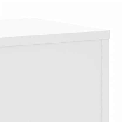 Supporti Per Piante 2 Pz Bianchi 30X30X50Cm Legno Multistrato