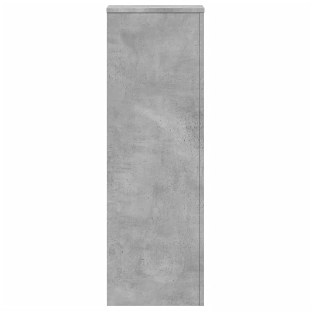 Supporto Per Piante Grigio 33X33X100 Cm In Truciolato