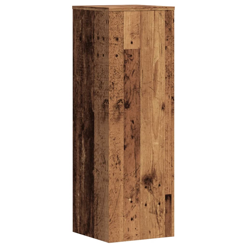 Supporto Per Piante Legno Vecchio 33X33X100 Cm In Truciolato