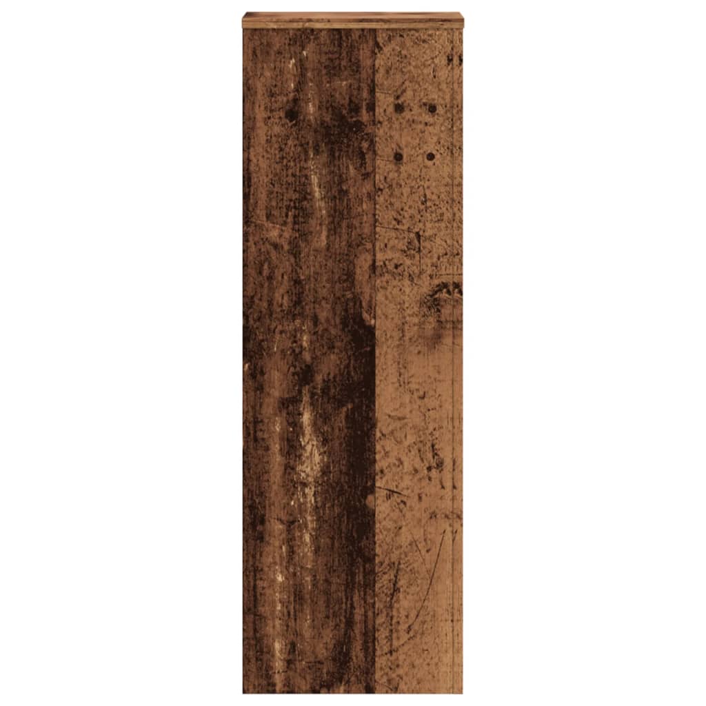 Supporto Per Piante Legno Vecchio 33X33X100 Cm In Truciolato