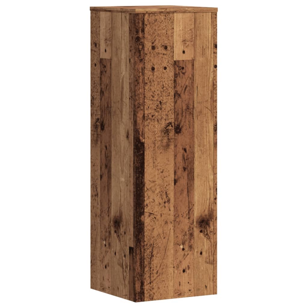 Supporto Per Piante Legno Vecchio 33X33X100 Cm In Truciolato