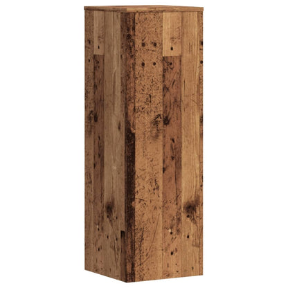 Supporto Per Piante Legno Vecchio 33X33X100 Cm In Truciolato