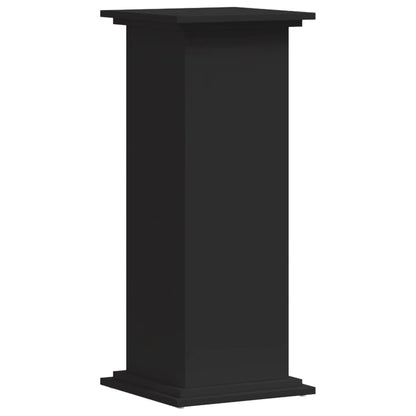 Supporto Per Piante Nero 33X33X80 Cm In Truciolato