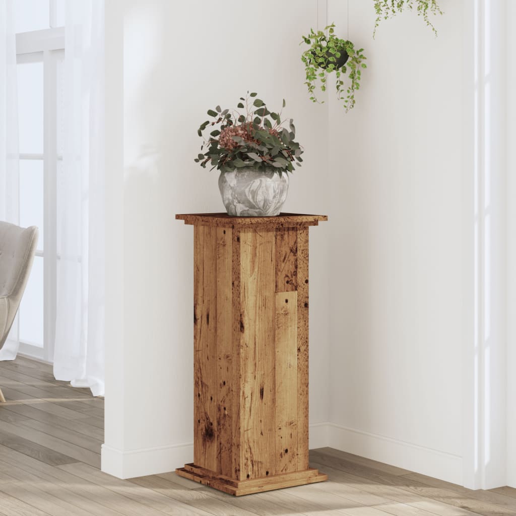 Supporto Per Piante 33X33X100Cm Legno Multistrato