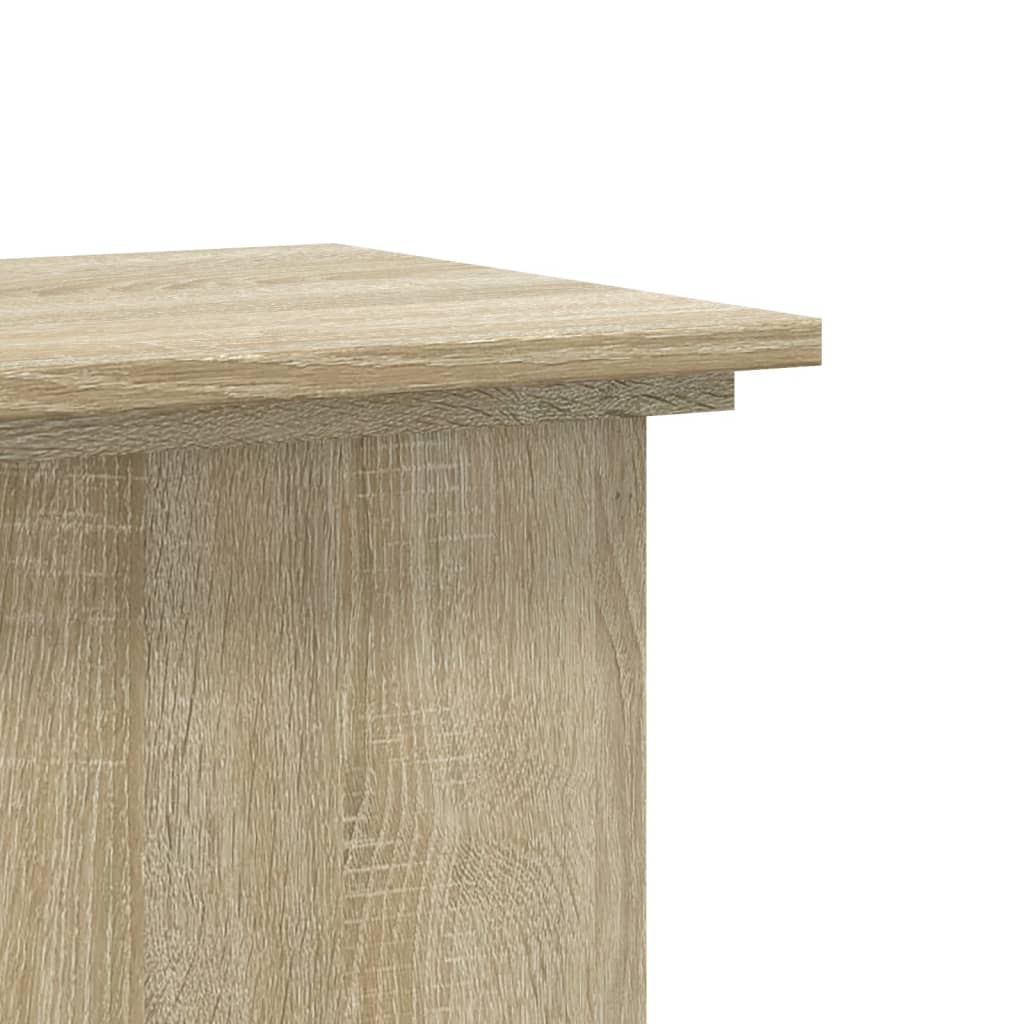 Supporto Per Piante 33X33X100Cm Legno Multistrato