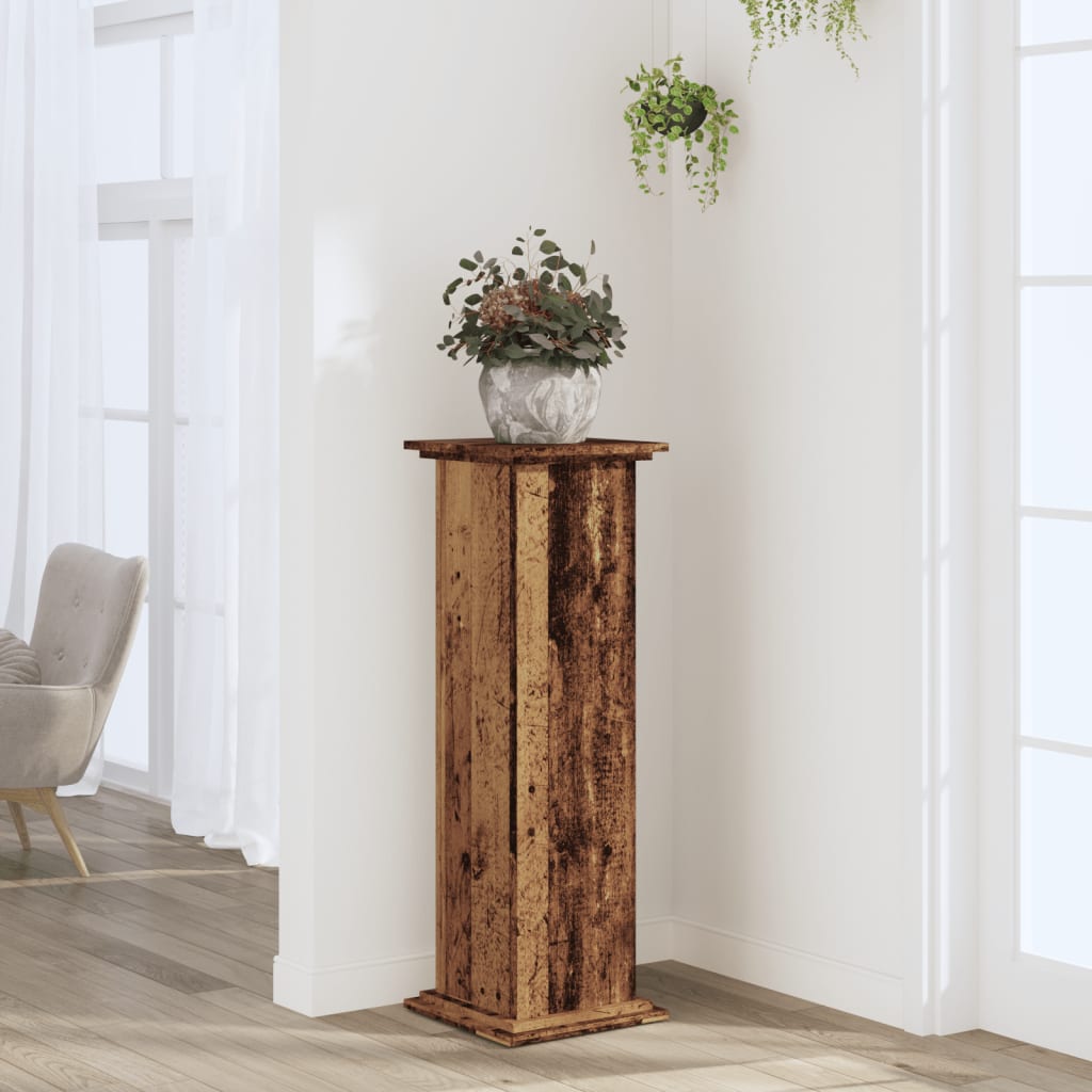 Supporto Per Piante 33X33X100Cm Legno Multistrato