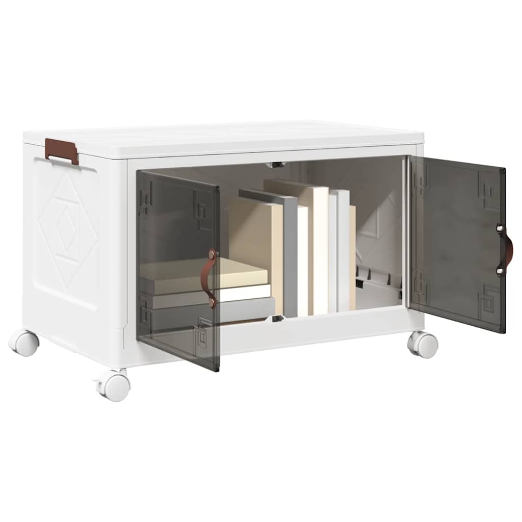 Scatola Portaoggetti Con Ruote 3 Livelli 28 L 48,5X29,5X86 Cm