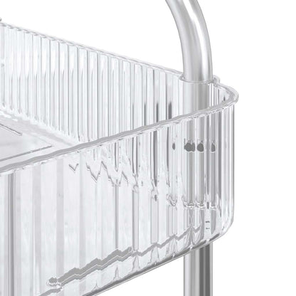 Carrello Portaoggetti A 2 Livelli 37X28X43,5 Cm In Acrilico