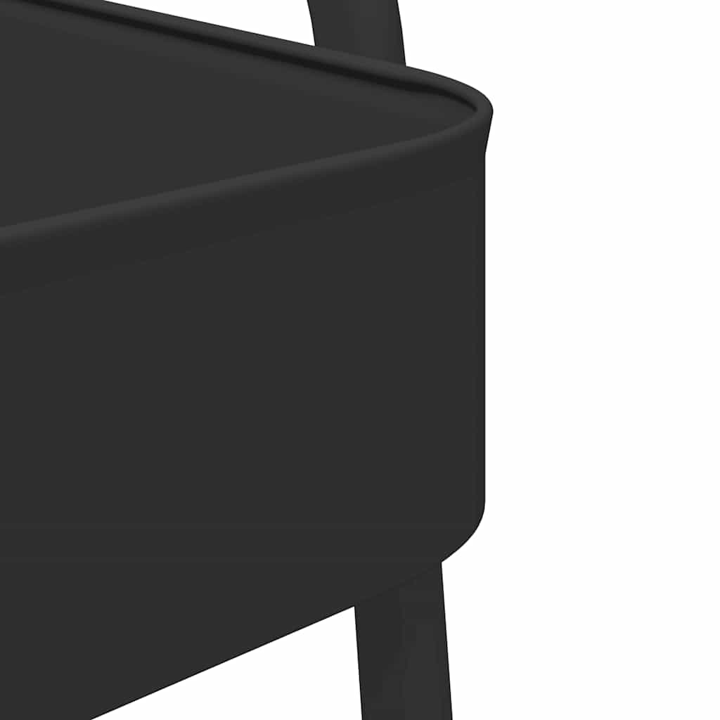 Carrello Portaoggetti A 3 Ripiani 42X41,5X77 Cm In Acciaio