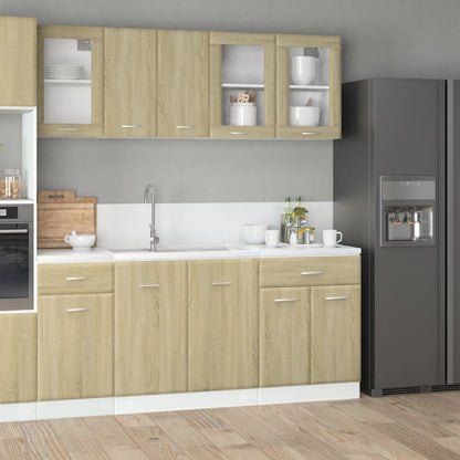 Set Di Mobili Da Cucina 4 Pz In Truciolato