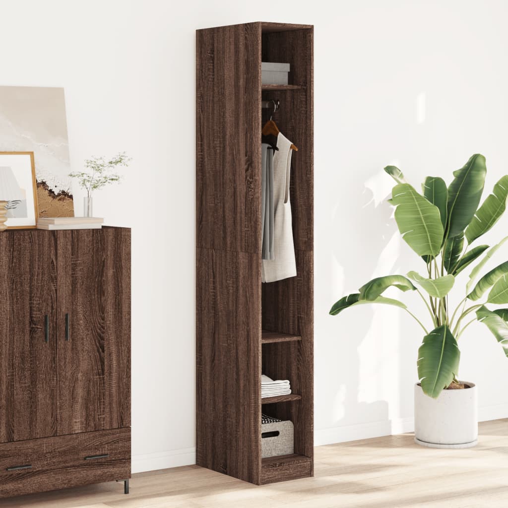 Armadio In Legno Multistrato Rovere Marrone