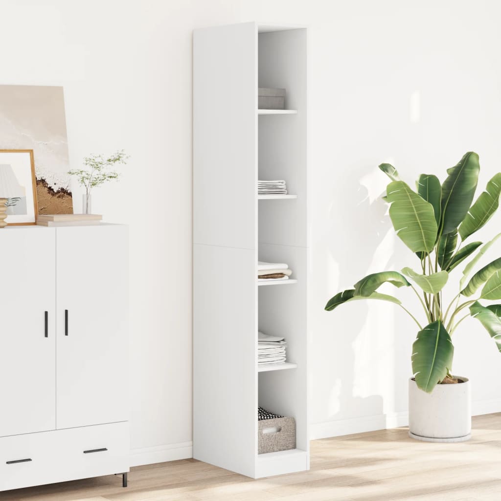 Armadio Con Cassetti In Legno Multistrato Bianco