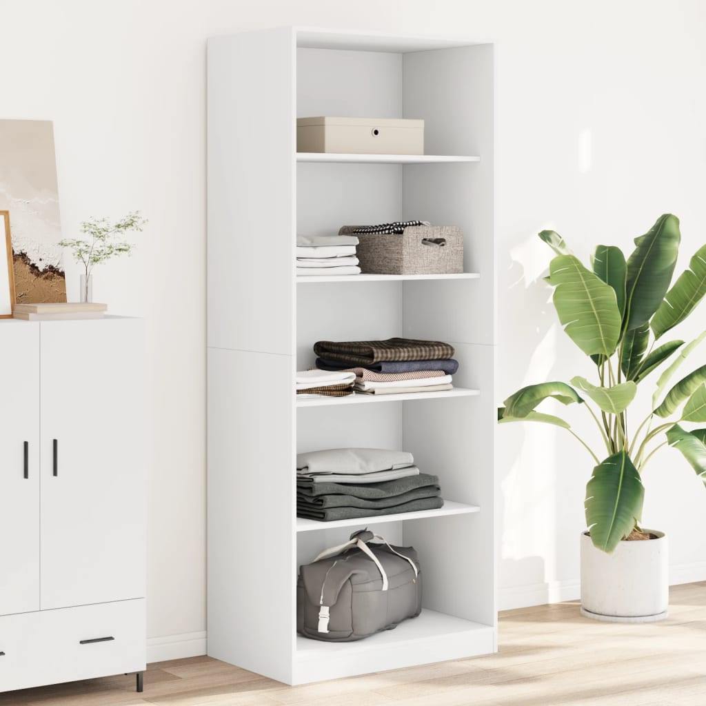 Armadio Con Cassetti In Legno Multistrato Bianco
