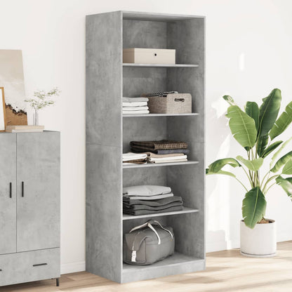 Armadio In Legno Multistrato Grigio Cemento