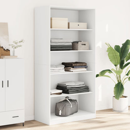 Armadio Con Cassetti In Legno Multistrato Bianco