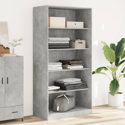 Armadio In Legno Multistrato Grigio Cemento