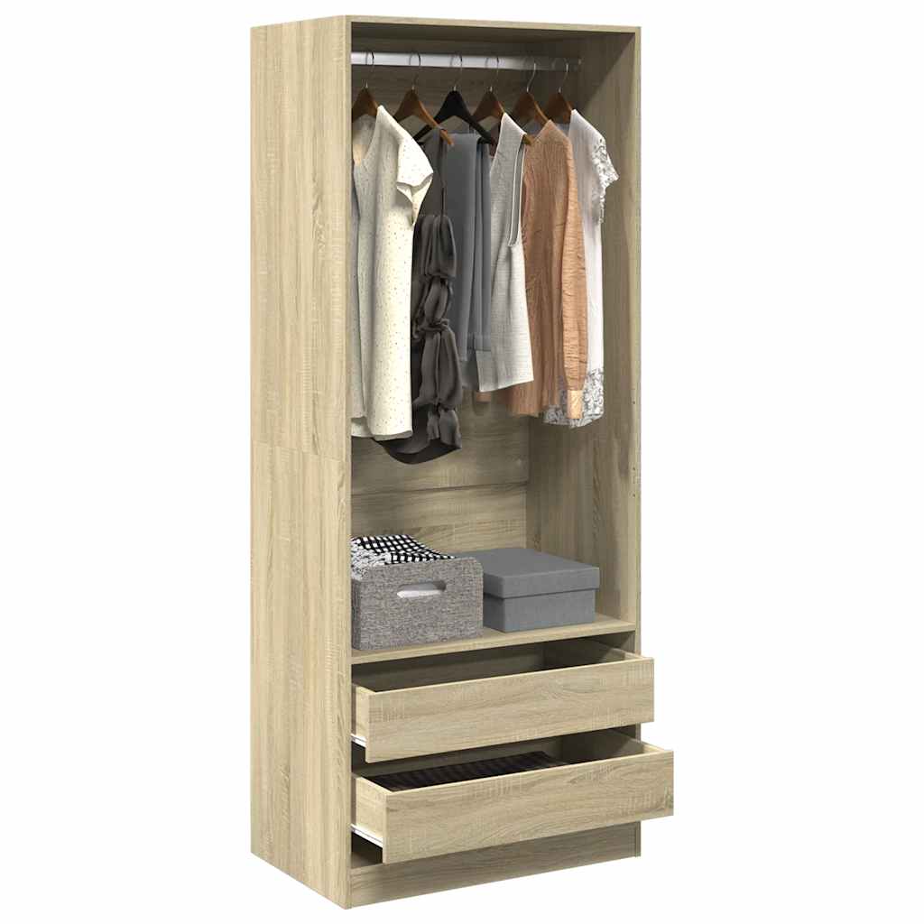 Armadio In Legno Multistrato Rovere Sonoma