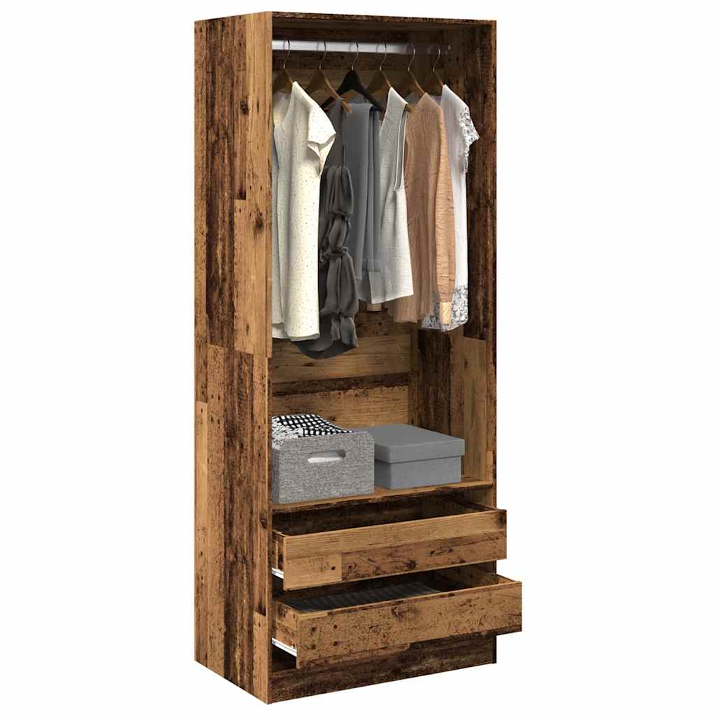 Armadio In Legno Tecnico Legno Antico