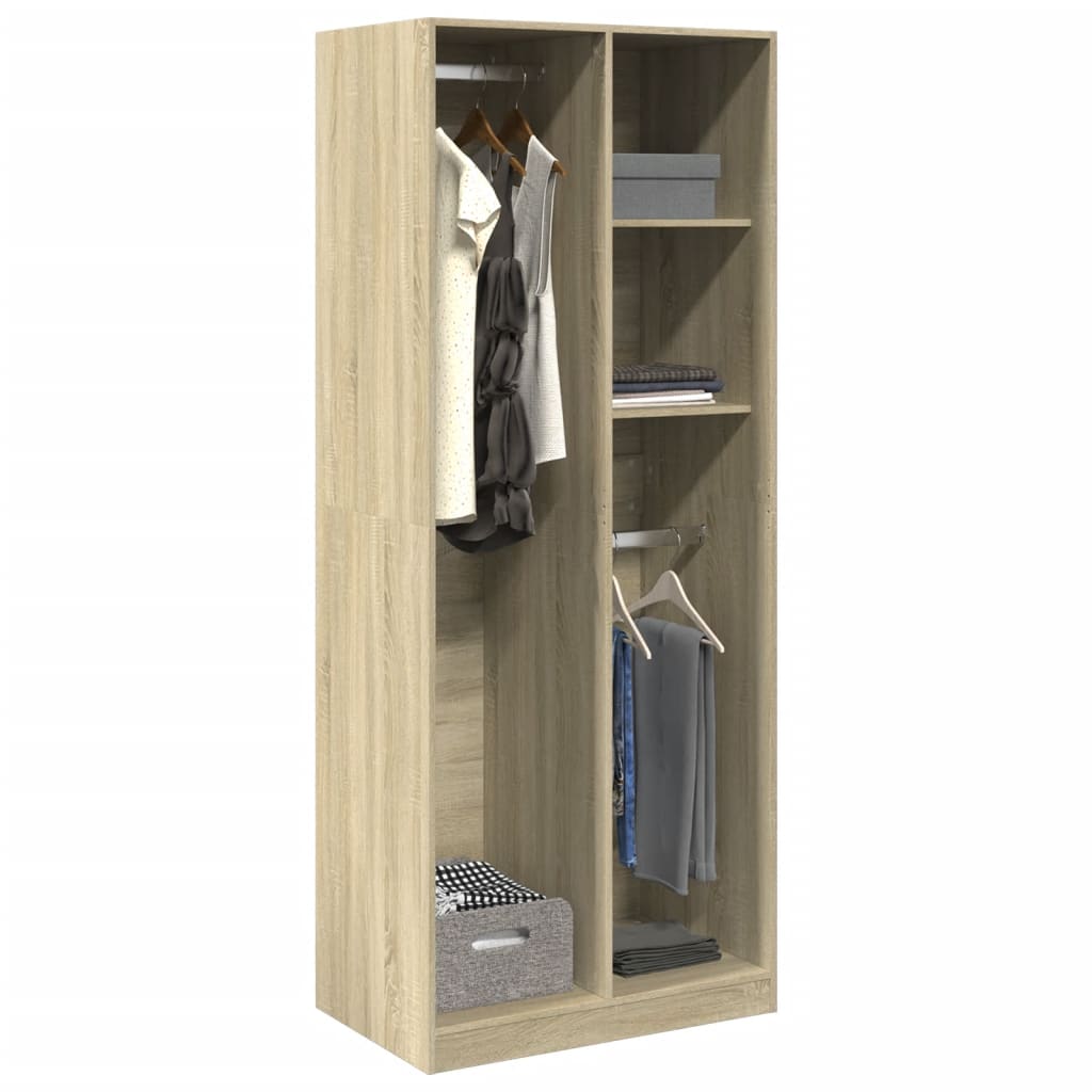 Armadio In Legno Multistrato Rovere Sonoma