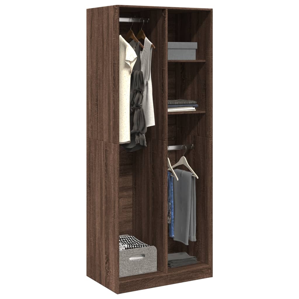 Armadio In Legno Multistrato Rovere Marrone