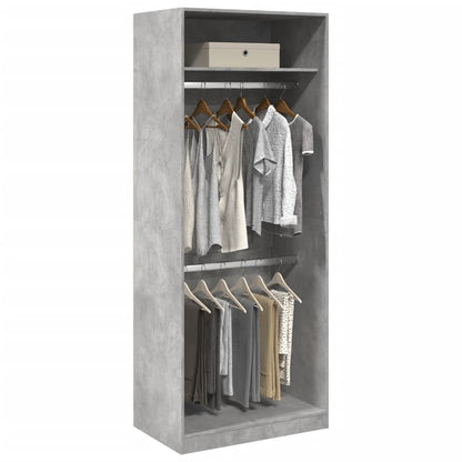 Armadio In Legno Multistrato Grigio Cemento
